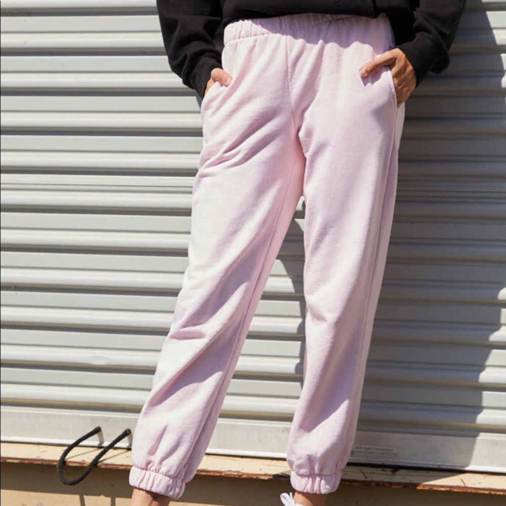 Brandy Melville pink sweatpants